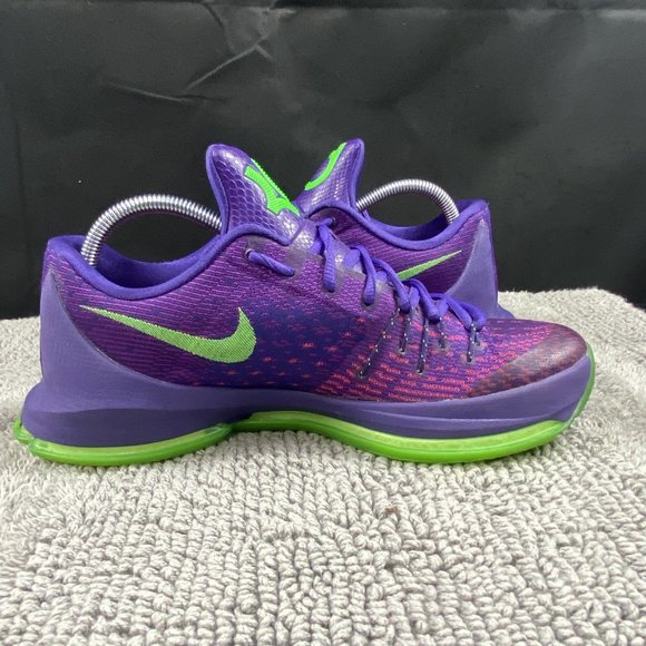 Nike KD 8 Suit VIII Purple Green Kevin Durant Warriors 749375-535 Mens Size 8 - Picture 3 of 13
